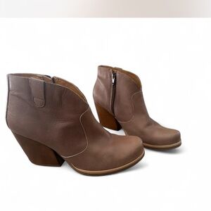 Kork-Ease Brown/Tab Ankle Booties